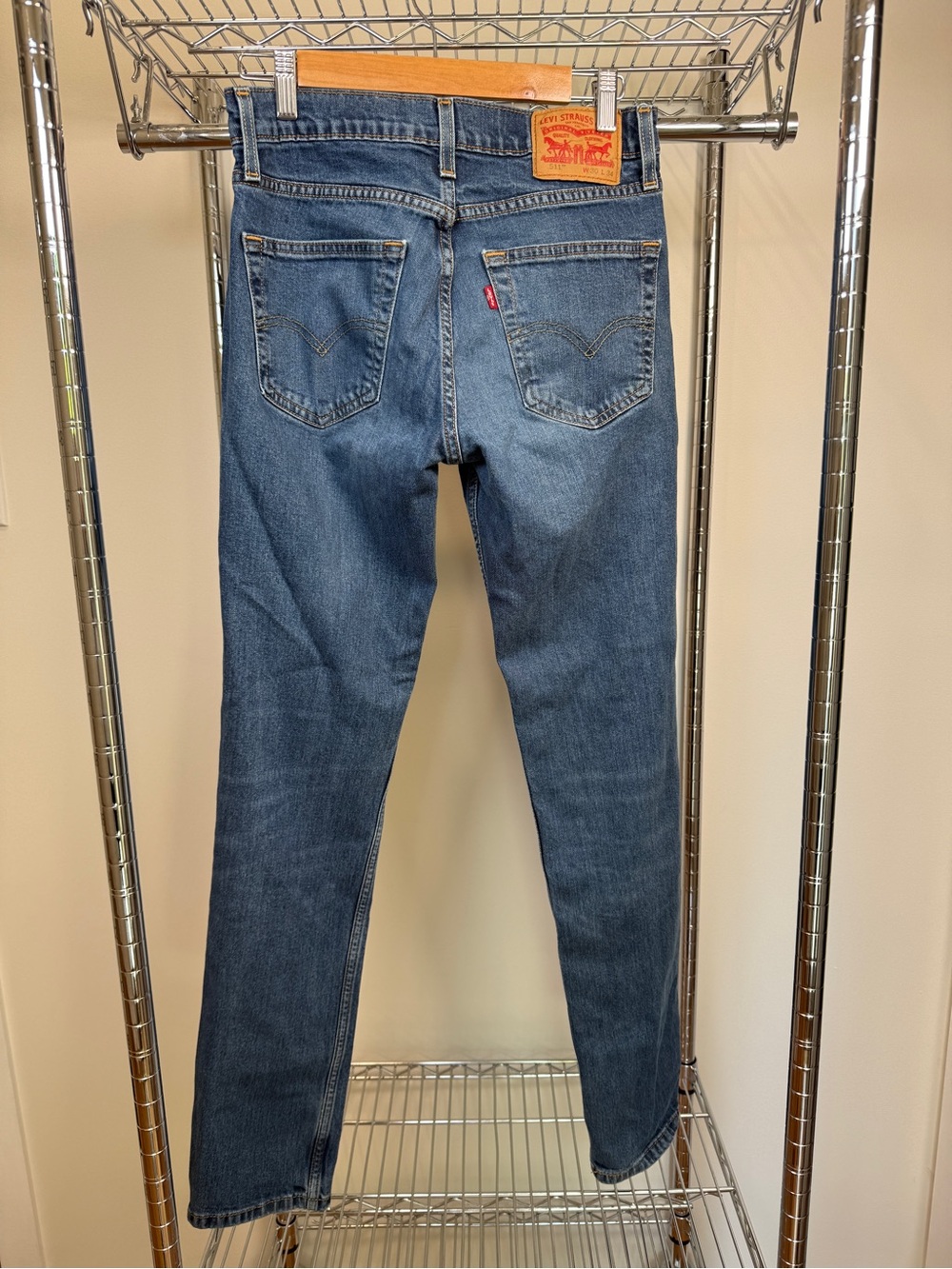 Levi’s 511 Slim Fit Jeans – 30W x 34L – Classic Denim - Picture 2 of 4